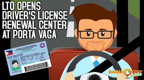 lto baguio porta vaga|LTO opens Driver’s License Renewal Office at Porta Vaga.